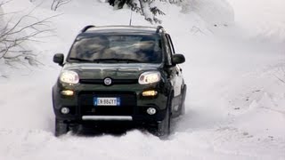 Fiat Panda 4X4 – Snow Test Drive [upl. by Beauvais]