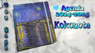 AGENDA KOKONOTE 2024 2025 Van Gogh 💖 Review 💖 Back to school 💞 [upl. by Nets670]