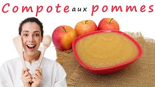 MAMI Recettes Compote aux pommes sans sucre en 2 min [upl. by Ahsiuq]