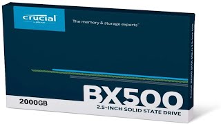 Crucial BX500 SSD 2TB Unboxing and Installation [upl. by Bentley]