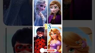 ELSA❄️ VS ANNA 🍁VS MARINETTE🐞 VS RAPUNZEL☀️ [upl. by Ardaed]