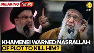 BREAKING Irans Khamenei Warned Nasrallah Of Israeli Plot To Kill Him Report Reveals  Gravitas [upl. by Nerra]