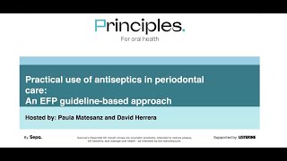 Principles Practical use of antiseptics in periodontal care  P Matesanz and D Herrera English [upl. by Pearman566]