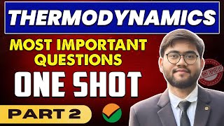 Thermodynamics  Most Important PYQ Questions in One Shot 🔥  JEE Mains 2025  IITian Keshav [upl. by Acirderf857]