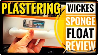 PLASTERING FOR BEGINNERS Wickes sponge float review how to plaster and don’t use cheap buckets [upl. by Nirol486]