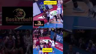 Flagrant foul 1 vs Technical Foul [upl. by Hochman]