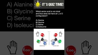 Which Amino Acid does not have L and D configurations [upl. by Ssitnerp]