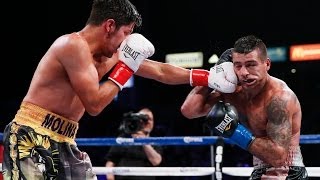 Lucas Matthysse Knocked Down By John Molina in Round 2  Showtime Boxing [upl. by Noivax]