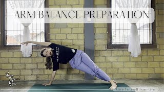 Arm balance Prep  Yoga Untuk Kekuatan Lengan [upl. by Kcira471]