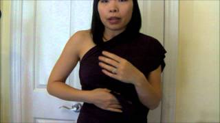 Ruched Victorias Secret VS MultiWay Dress One ShoulderHow To [upl. by Gudren]