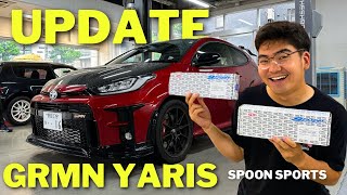 Installing ‘Rigid Collar’ on My GRMN YARIS with SPOON SPORTS [upl. by Hamlin722]