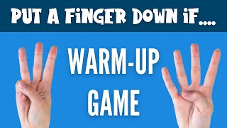 Put A Finger Down Game  Fun Ice Breaker Game [upl. by Celka]