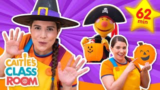 Halloween Fun  More  Kids Songs amp Learning  Caities Classroom [upl. by Shig]