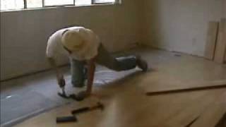 Installing Laminate Flooring 1 [upl. by Ainuj]