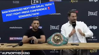 GALAL YAFAI V BAM RODRIGUEZ  🔥 POST FIGHT PRESS CONFERENCE EDWARDSYAFAI 🥊 [upl. by Asylem840]