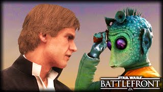 When Han Solo Meets Greedo  STAR WARS Battlefront Machinima [upl. by Mayram345]