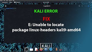 UBUNTU FIX E Unable to locate package linuxheaders kali9amd64 [upl. by Aizirk]