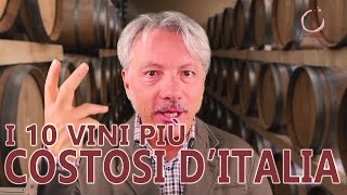 I 10 VINI PIÙ COSTOSI DITALIA2021 [upl. by Eelydnarb]