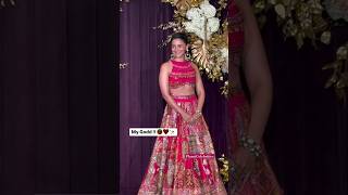 Alia Bhatt looks Damn Preity in Red amp Pink Lehenga for Diwali Party aliabhatt bollywood shorts [upl. by Zinnes17]