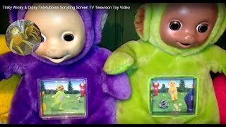 Tinky Winky amp Dipsy Teletubbies Scrolling Screen TV Televison Toy Video [upl. by Asit]