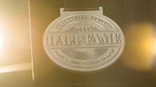 Athletes from all over USA being inducted into Collegiate Athlete Hall of Fame at the Hult Center [upl. by Garrott769]