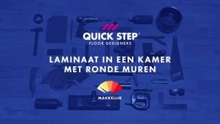 Laminaat plaatsen in een kamer met ronde muren  QuickSteptutorial [upl. by Monique]