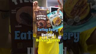 Eating Untried Korean Snacks for 24 Hours foodreview koreanfood foodshorts [upl. by Matronna108]