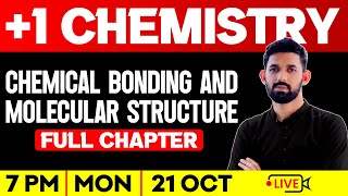 Plus One Chemistry  Chemical Bonding and Molecular Structure  Full Chapter  Exam Winner Plus One [upl. by Arodal671]