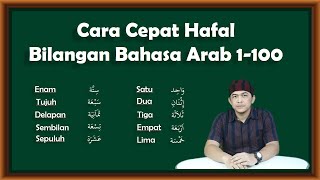 Bilangan Bahasa Arab 1100 cara cepat menghafal bilangan bahasa arab dari 1 sampai 100 [upl. by Kowatch]