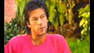 NAZIA HASSAN INTERVIEWING IMRAN KHAN [upl. by Hank]