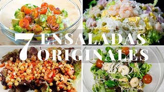 7 Ensaladas Originales y Fáciles 😍 [upl. by Gurias238]