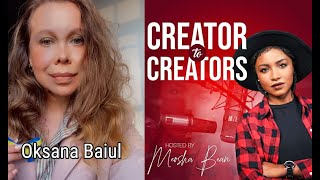 Olympic gold medalist Oksana Baiul Creator to Creators With Meosha Bean Podcast [upl. by Flavius108]