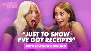 TikTok sensation Heather Bowling SPILLS ALL about THAT BreakUp 😱☕️  Private Story [upl. by Kerek923]