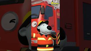 Firefighter Song🚨  Firefighter Poby pororo shorts firefighter [upl. by Vigen]