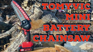 TomyVic Mini Battery Chainsaw [upl. by Stich827]