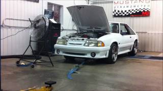 Ford Mustang 306 Supercharge Vortech Dyno Tuning [upl. by Otrebmuh]