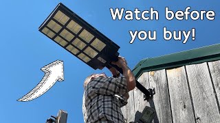 Outdoor Solar Flood Light 3200 Watt by Loyoele Demo amp Review [upl. by Yeta]