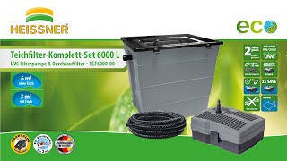 HEISSNER Teichfilter Set HLF600000 Bedienungsanleitung [upl. by Duester]