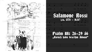 Salamone Rossi  Psalm 118 [upl. by Forland]