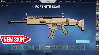 NEW SCAR PHANTOM Skin FORNITE real [upl. by Nimocks]