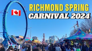 🇨🇦 Richmond Lansdowne Centre Spring Carnival 2024  Opening Day  Vancouver Vlog  March 29 2024 [upl. by Faxen]