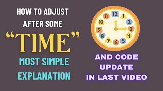 Most Simple Explanation of How to adjust after some quotTIMEquot in Tradetron  Previous Video code update [upl. by Masry]
