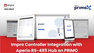 Clustered or Distributed Controller with Aperio RS485 HUB Integration  Primo [upl. by Aria]