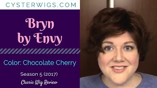 CysterWigs Wig Review Bryn by Envy Color Chocolate Cherry S5E482 2017 [upl. by Anahsek]