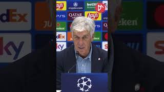 champions ATALANTACELTIC  Gasperini quotCI È MANCATO SOLO IL GOL  Ecco perché ho tolto RETEGUIquot [upl. by Putnem]