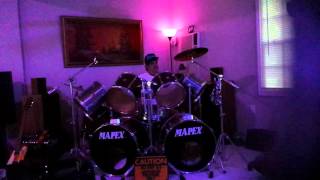 Fleetwood Mac drum cover hypnotized dhoggz [upl. by Ennayelhsa]