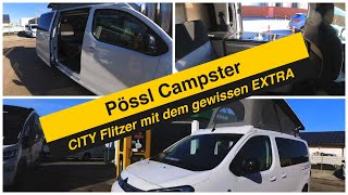 ✨PÖSSL Campster ✨ so klein und doch so groß  Ein Camper für die Stadt Familie und Camping  2024 [upl. by Nimaynib]