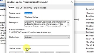 Windows Update Service Could Not Be Stopped in Windows 10 [upl. by Auhsohey952]