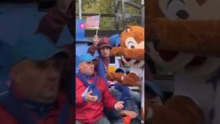 Mascot Teaches a Lesson to Rude Fan with a Beer Splash shorts [upl. by Rettig]