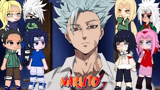 Naruto friends react to Naruto as Ban 😮  Gacha React [upl. by Kindig405]